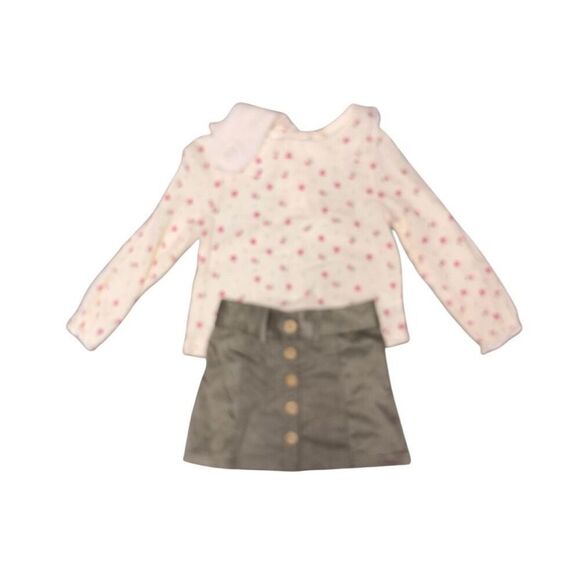 Rabbit + Bear Three Piece Skirt Set - Picture 1 of 5